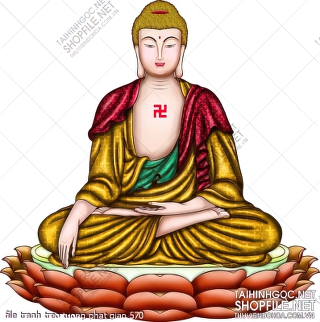 file tranh treo tuong phat giao 570