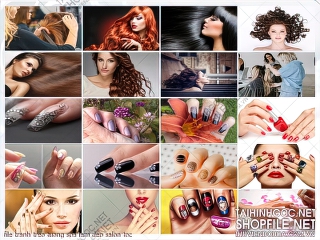 file tranh treo tuong spa lam dep salon toc