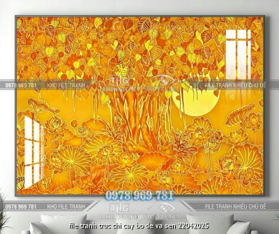 file tranh truc chi cay bo de va sen 22042025