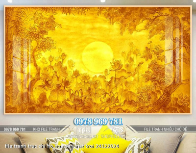 file tranh truc chi ho hoa sen mat troi 24122024