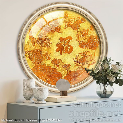file tranh truc chi hoa sen ghep 9052023 ho