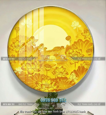 file tranh truc chi hoa sen hinh tron 27122025 hanh