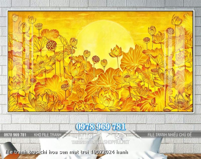 file tranh truc chi hoa sen mat troi 19072024 hanh