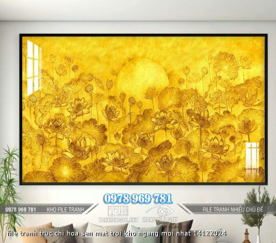 file tranh truc chi hoa sen mat troi kho ngang moi nhat 14122024