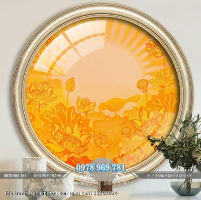 file tranh truc chi hoa sen mau cam 19102024