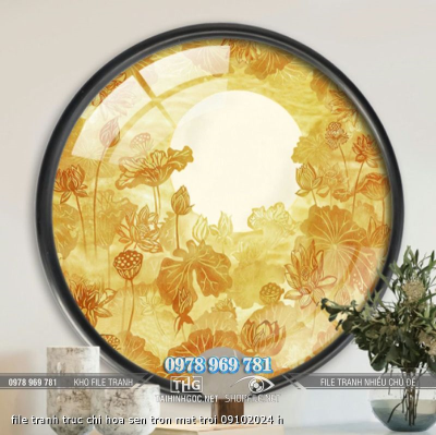 file tranh truc chi hoa sen tron mat troi 09102024 h