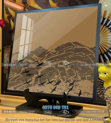 file tranh truu tuong hoa tiet dan chim bay qua nui cach dieu 23072025 h