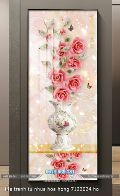 file tranh tu nhua hoa hong 7122024 ho