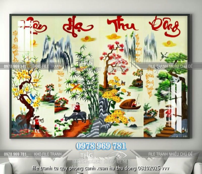 file tranh tu quy phong canh xuan ha thu dong 08102025 vvv