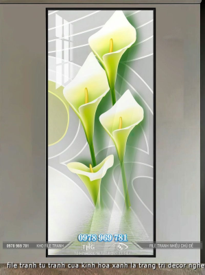 file tranh tu tranh cua kinh hoa xanh la trang tri decor nghe thuat 2592024 thanh