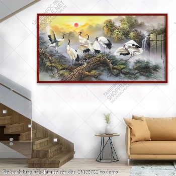 file tranh mau don tung hac chim co son dau 24122022 ho