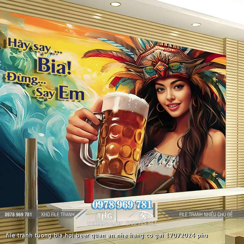 file tranh tuong bia hoi beer quan an nha hang co gai 17072024 phu file tranh tuong bia hoi beer quan an nha hang co gai 17072024 phu