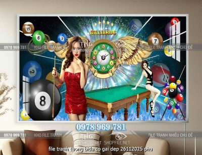 file tranh tuong bida co gai dep 26112025 phu