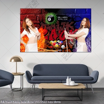 tranh billiard pool snooker bi a bi-a file tranh tuong bida decor 14122022 hieu