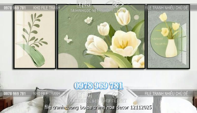 file tranh tuong bo ba tranh hoa decor 12112025