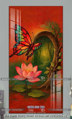 file tranh tuong buom va hoa sen 24052025 vy