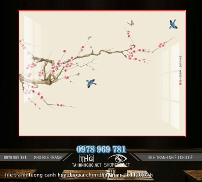 file tranh tuong canh hoa dao va chim thuy mac 26112024 h file tranh tuong canh hoa dao va chim thuy mac 26112024 h