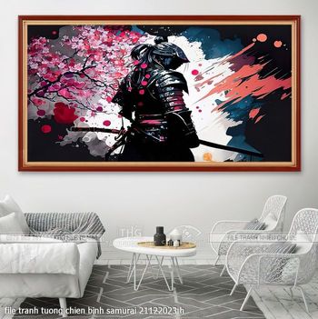 file tranh tuong chien binh samurai 21122023 h