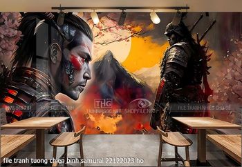 file tranh tuong chien binh samurai 22122023 ho