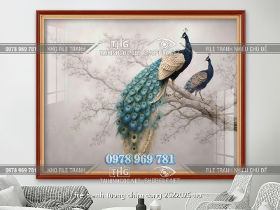 file tranh tuong chim cong 2522026 ho