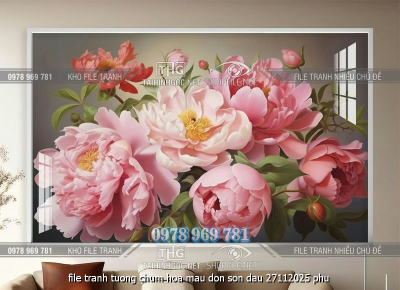 file tranh tuong chum hoa mau don son dau 27112025 phu