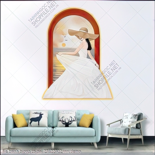 file tranh tranh den dien led neon tuong co gai 23122022 vvv