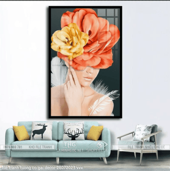 file tranh tuong co gai decor 28072023 vvv