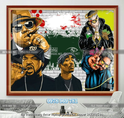 file tranh tuong decor hiphop graffiti cac rapper 2472025 ho