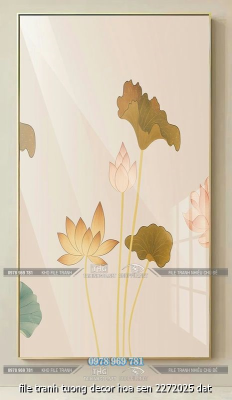 file tranh tuong decor hoa sen 2272025 dat