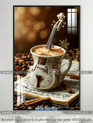 file tranh tuong decor ly ca phe hinh cay dan guitar 08072025 phu