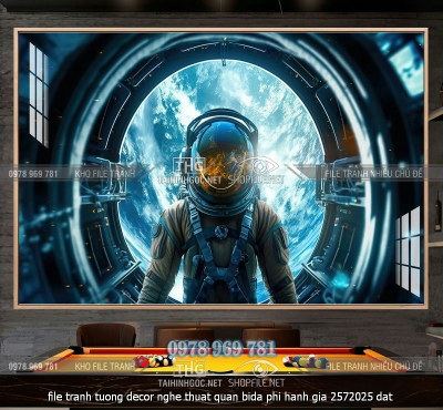file tranh tuong decor nghe thuat quan bida phi hanh gia 2572025 dat
