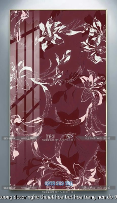 file tranh tuong decor nghe thuiat hoa tiet hoa trang nen do 972025 ho