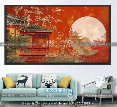 file tranh tuong decor ngoi nha mat trang 20102025 ho