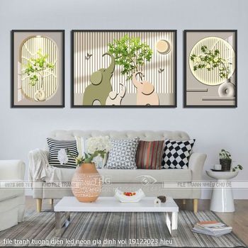 file tranh tuong dien led neon gia dinh voi 19122023 hieu