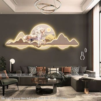 file tranh tuong dien led neon ngua phi 15122023 hieu