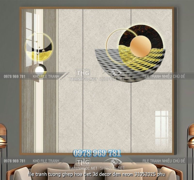 file tranh tuong ghep hoa tiet 3d decor den neon 31052025 phu