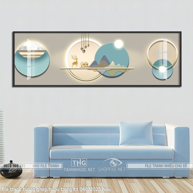 file tranh tuong ghep huou trang tri 04072023 hieu