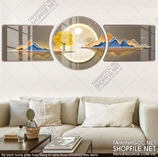 file tranh tuong ghep huou trang tri nghe thuat 24032023 hieu