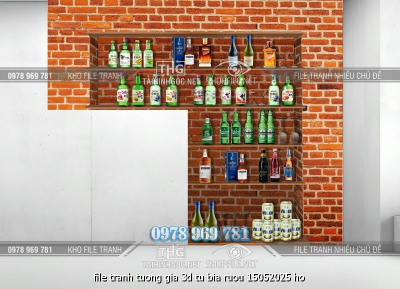 file tranh tuong gia 3d tu bia ruou 15052025 ho