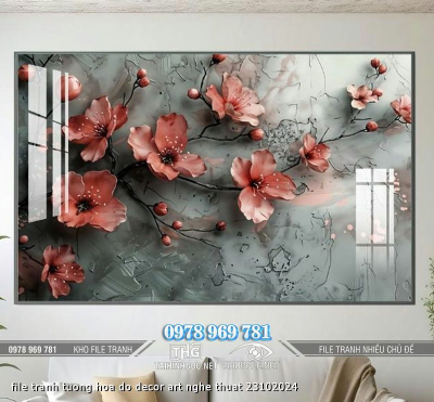 file tranh tuong hoa do decor art nghe thuat 23102024