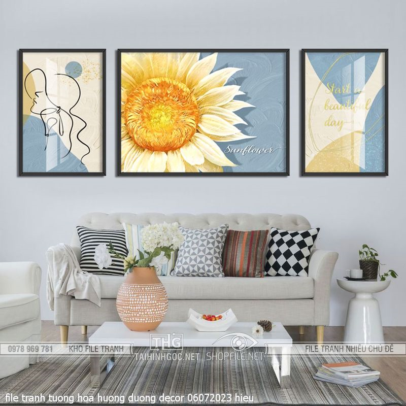 file tranh tuong hoa huong duong decor 06072023 hieu