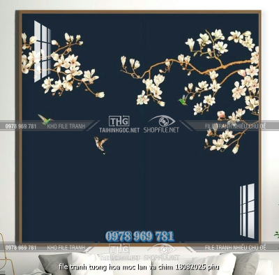 file tranh tuong hoa moc lan va chim 18082025 phu