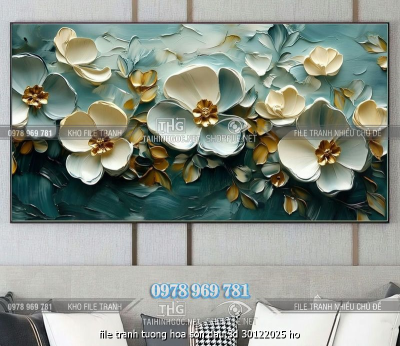 file tranh tuong hoa son dau 3d 30122025 ho