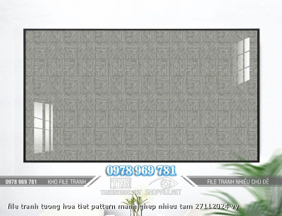 file tranh tuong hoa tiet pattern manh ghep nhieu tam 27112024 vy
