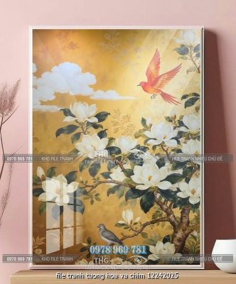 file tranh tuong hoa va chim 12242025