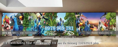 file tranh tuong hoat hinh cartoon tre em de thuong 19102024 phu