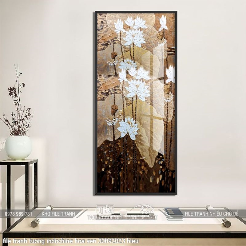 file tranh tuong indochine hoa sen 30092023 hieu