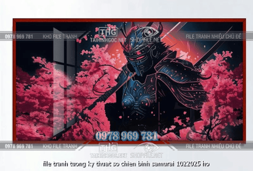file tranh tuong ky thuat so chien binh samurai 1022025 ho