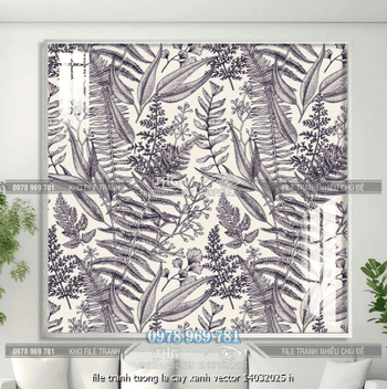 file tranh tuong la cay xanh vector 14032025 h