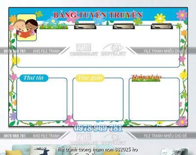 file tranh tuong mam non 882025 ho
